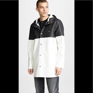 Stutterheim Mens Color block Rain Coat sz XL